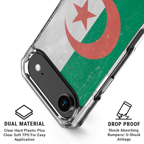 Algeria Flag Distressed iPhone 17 Air MagSafe Case